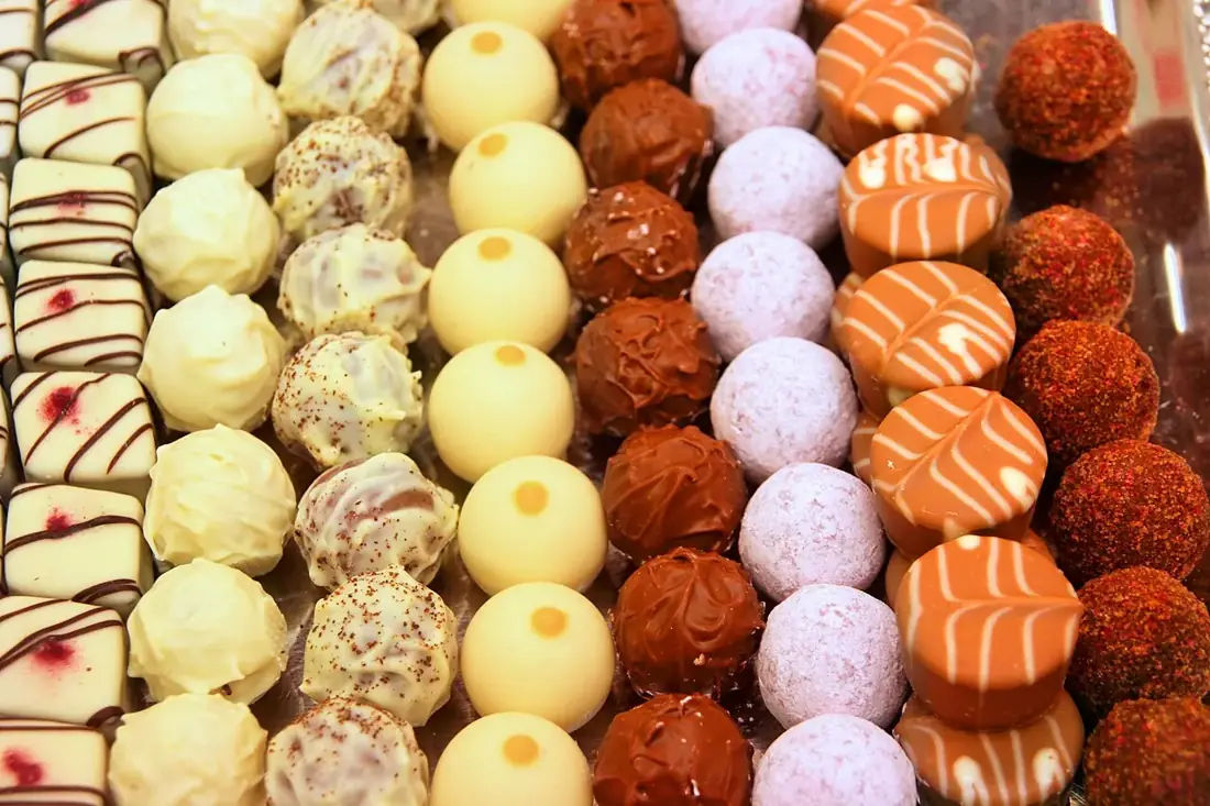 Chocolate pralines · Vienna